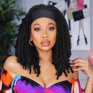 Bandana Wig Midnight Black